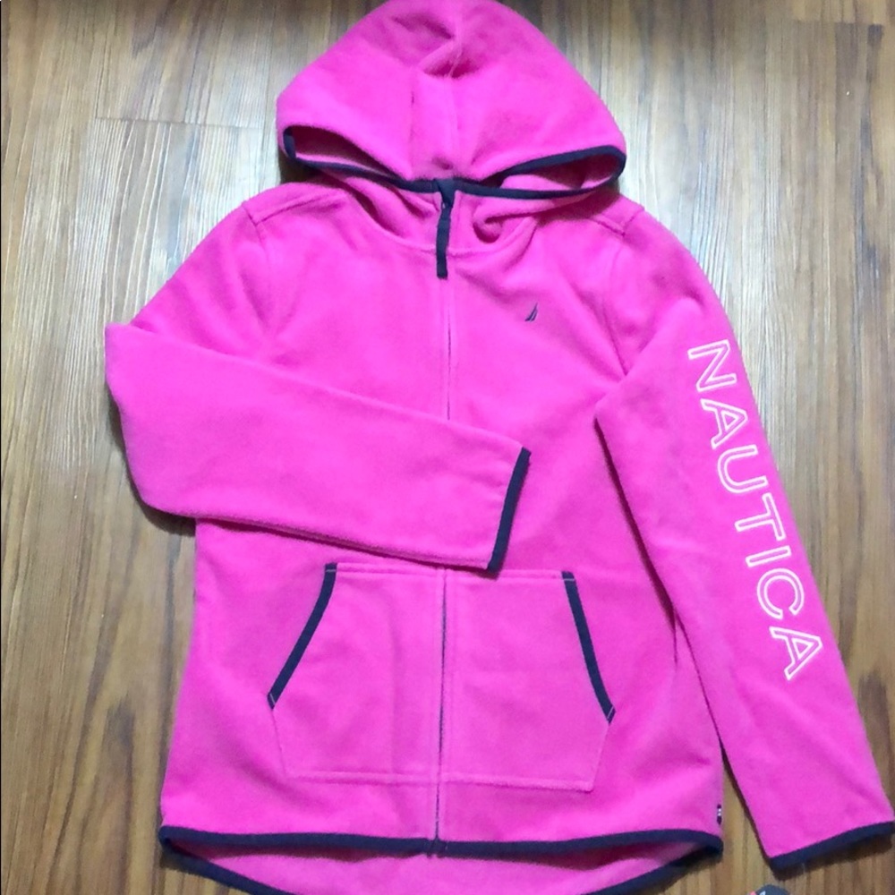 Big Girl zip-up polar fleece hoodie